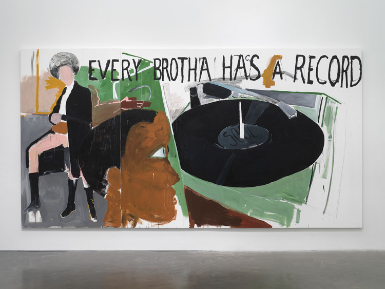 Henry Taylor, Untitled, 2020. Installation view, Grief and Grievance: Art and Mourning in America, New Museum, New York, 2021. Photo: Dario Lasagni.