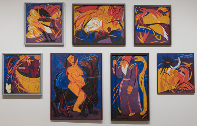 Natalia Goncharova at Tate Modern, 2019. Photo: © Tate Photography (Matt Greenwood).