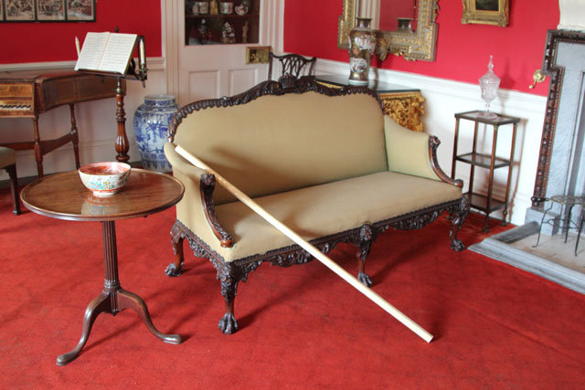 Jasper Coppes, Cabinet Interventions at Pollok House. Photograph: David Gibson.