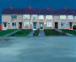 George Shaw. <em>No. 57</em>, 1996. 
        Humbrol enamel on board, 
      43 x 53 cm. © the Artist. Courtesy Wilkinson Gallery, London.