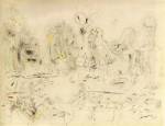 Arshile Gorky. <em>Study for Summation, </em>1946. Pencil and crayon on paper, 46.7 x 61 cm. The Museum of Modern Art, New York. &copy; 2007 Estate of Arshile Gorky/Artists Rights Society (ARS), New York.