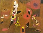 Arshile Gorky. <em>Agony</em>, 1947. Oil on canvas, 101.6 x 128.3 cm. The Museum of Modern Art, New York. &copy; 2007 Estate of Arshile Gorky/Artists Rights Society (ARS), New York.