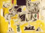 Arshile Gorky. <em>Landscape-Table,</em> 1945. Oil on canvas, 92 x 121 cm. Mus&eacute;e national d&rsquo;Art moderne, Paris. &copy; Collection Centre Pompidou, Paris.