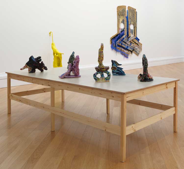 These Mad Hybrids: John Hoyland and Contemporary Sculpture, installation view, Royal West of England Academy, Bristol, 2024. Photo: Tim Bowditch.