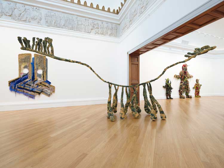 Andrew Sabin, From Time to Time, 2018. Installation view, These Mad Hybrids: John Hoyland and Contemporary Sculpture, Royal West of England Academy, Bristol, 2024. Photo: Tim Bowditch.