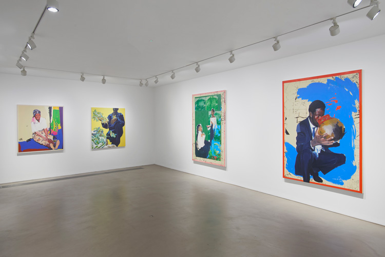 Kudzanai-Violet Hwami, (15,952km) via Trans-Sahara Hwy N1, 2019. Installation view, Gasworks. Commissioned by Gasworks. Courtesy of the artist and Tyburn Gallery. Photo: Andy Keate.
