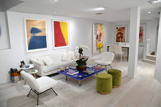 Leila Heller Gallery’s viewing room on the Upper East Side.
