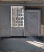 Vilhelm Hammershøi. Sunbeams or Sunshine. Dust Motes Dancing in the Sunbeams, 1900. Oil on canvas, 70 x 59 cm. Ordrupgaard, Copenhagen. Photo: Pernille Klemp.