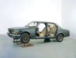 Sarah Lucas.  <i>No
        Limits!</i> 1999 . BMW car,
        fibreglass and mechanical arm  172.7 x 431.8 x 132 cm.  Murderme
        Ltd, London. Courtesy of Sadie Coles HQ, London  © 2006 Sarah
      Lucas . Photograph: Prudence Cuming Associates