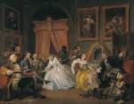 William Hogarth. <em>Mariage &agrave; la mode - 4: The toilette</em>, 1743. Huile sur toile, 70.5 x 90.8 cm. London, National Gallery &copy; The National Gallery, London.
