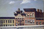 Williamsburg Bridge 1928. Oil on canvas 73.7 x 109.2 cm.The Metropolitan 
        Museum of Art, George A. Hearn Fund 1937. Photocredit: Copyright 1989 
        The Metropolitan Museum of Art