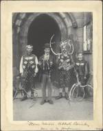 Benjamin Stone. <em>Horn Dance. Abbot's Bromley. Four of the Performers, </em>1899. Platinum print &copy; Courtesy Birmingham Library & Archives Services.