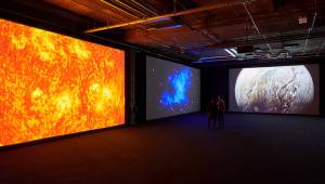 An ear-shredding, eye-rending survey of the audiovisual artist transforms data into engulfing experiences and fires up the mind