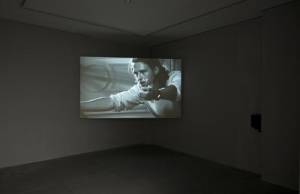 Althea Thauberger. <em>Social Service &ne; Art Project</em>, 2006. Projected DVD. Photograph by Ken Adlard. Courtesy of the artist and Lisson Gallery, London &copy; Althea Thauberger, 2007