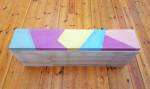 Andrew Lacon. Formations 02 (after Mexico), 2016. Concrete, pigment, ply, 46 x 125 x 24.5 cm.