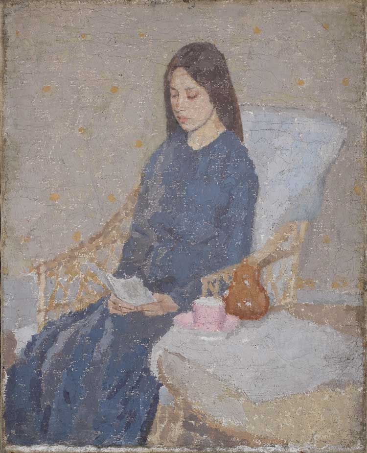 Gwen John, The Seated Woman (The Convalescent), c1910-20. Oil on canvas. Ferens Art Gallery: Hull Museums.