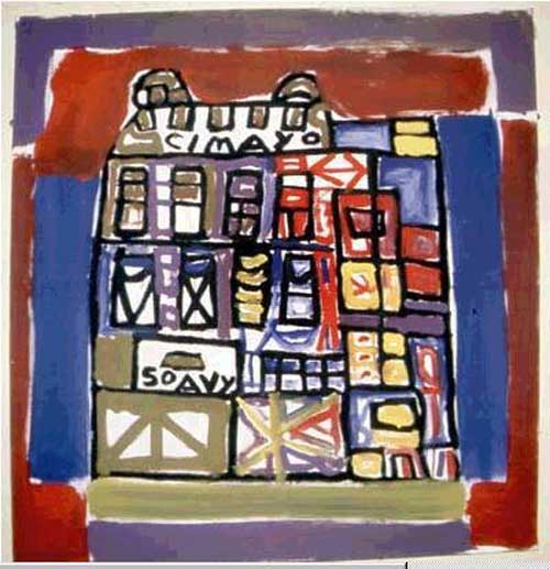 John the Painter, Savoy Part 2, 1998, Acrylic on canvas, 160.5 x 152 cm