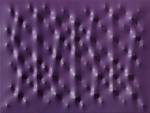 Enrico Castellani. Superficie Viola, 2004. Acrylic on canvas, 60 x 80 cm. Courtesy Mazzoleni.