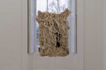 Laura Lima, The Wrong Drawing, 2084, Raw cotton threads and coal. Installation view, Laura Lima: The Drawing Drawing, Institute of Contemporary Arts, London. Photo: Anne Tetzlaff.