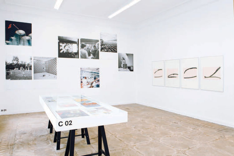 Armin Linke, installation view, Double Bound Economies.