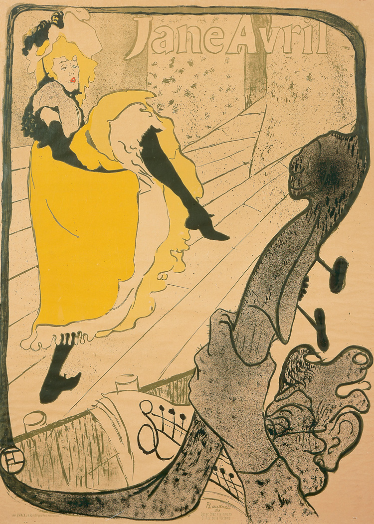Henri de Toulouse-Lautrec. Jane Avril at the Jardin de Paris, 1893. Photo © Musée d