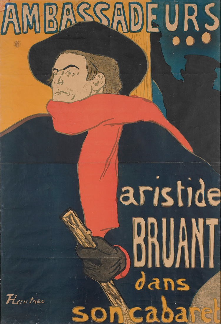 Henri de Toulouse-Lautrec. Ambassadeurs: Aristide Bruant, 1892. Photo © Musée d