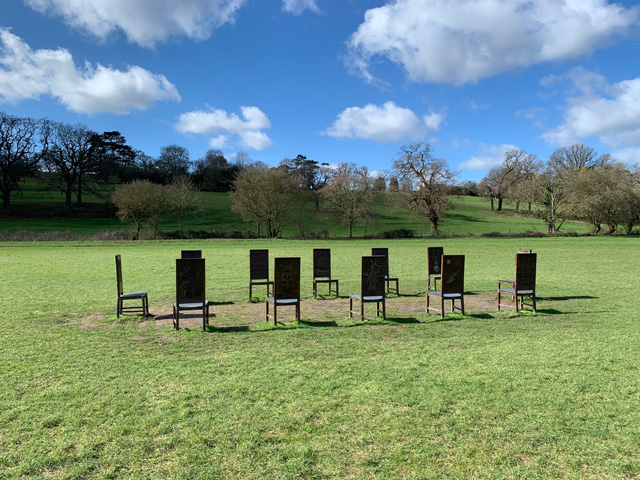 Hew Locke, The Jurors, 2015. Photo: Martin Kennedy.