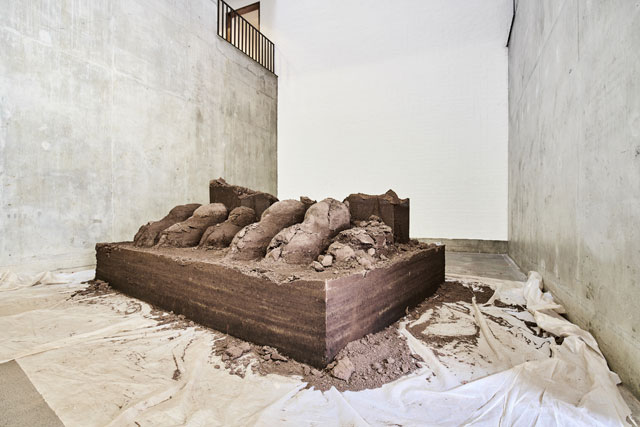 Abbas Akhavan, Variations on Ghost, 2017/2018. Installation view at Bluecoat, Liverpool Biennial 2018. Photo: Rob Battersby.