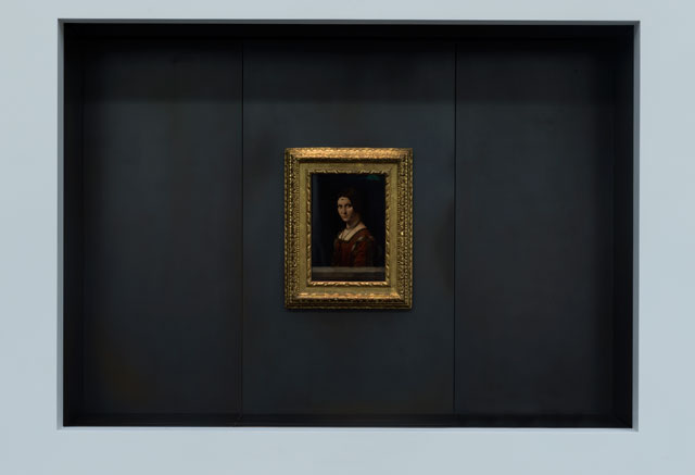 Leonardo da Vinci, La Belle Ferroniere, musée du Louvre. © Louvre Abu Dhabi, MD.