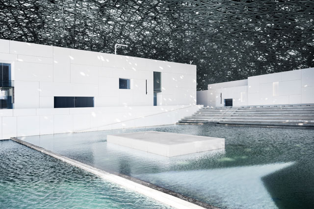 Louvre Abu Dhabi’s plaza. © Louvre Abu Dhabi, Photograph: Mohamed Somji.