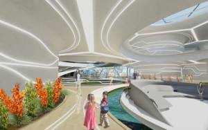 Future home &ndash; day view. Laboratory for Visionary Architecture (LAVA) Asia Pacific. <em>Home of the Future</em>, 2011.