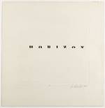 Luis Camnitzer. <em>Horizon,</em> 1968. Etching on paper, 66 cm x 63 cm. Daros Latinamerica Collection, Zurich. Photo: Peter Schälchli.
