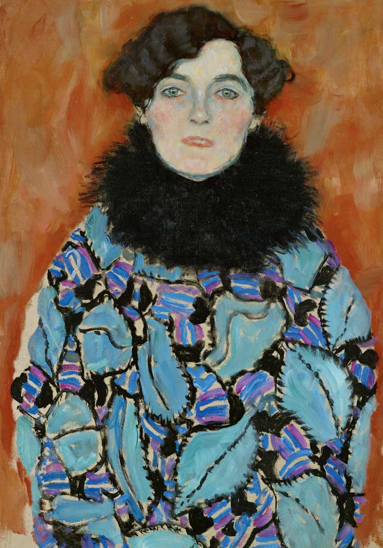 Gustav Klimt. Johanna Staude, 1917/18. Oil on canvas, 70 x 50 cm. Belvedere, Wien. © akg-images / Erich Lessing.