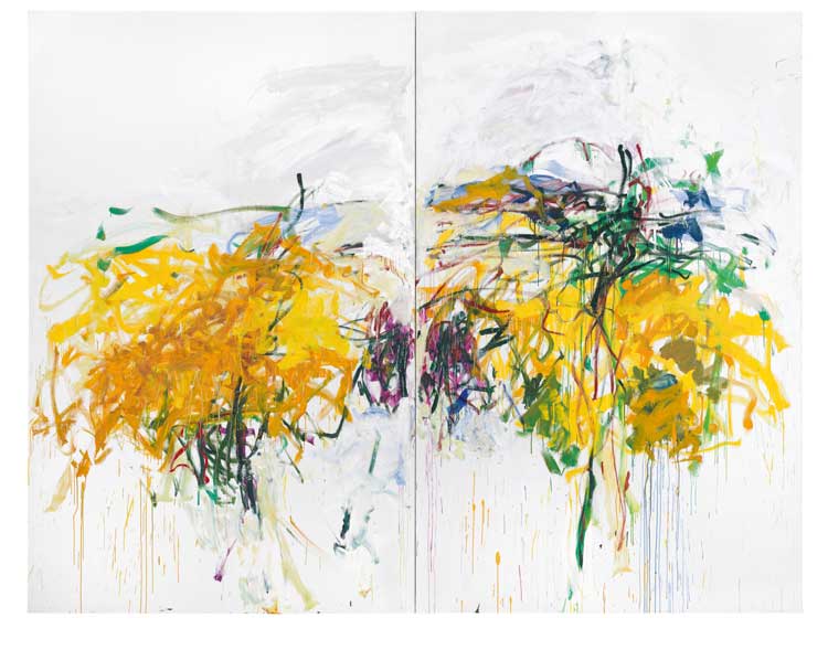 Joan Mitchell. Untitled, 1992. Komal Shah and Gaurav Garg Collection. © Estate of Joan Mitchell.
