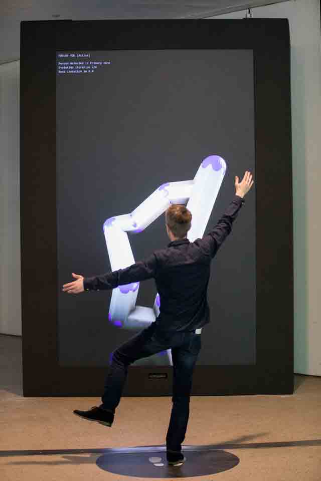 Future You, © Universal Everything. Photo: Tristan Fewings/Getty Images. AI: More than Human, Barbican Centre, 16 May – 26 August 2019.