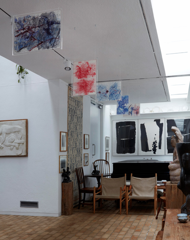 Oscar Murillo, Violent Amnesia, 2019. Kettle’s Yard, University of Cambridge. Photo: Matthew Hollow.