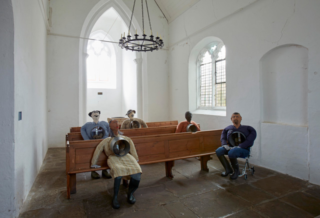 Oscar Murillo, Violent Amnesia, 2019. Kettle’s Yard, University of Cambridge. Photo: Matthew Hollow.
