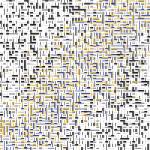 Frieder Nake. Walk through Raster with Markov, 2005. © the artist.