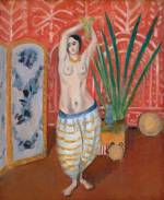 Henri Matisse, Odalisque with a Screen, 1923. Oil on canvas 61.5 x 50 cm. Statens Museum for Kunst, Copenhagen. Photo Hans Petersen © Succession 
        H Matisse/DACS 2005