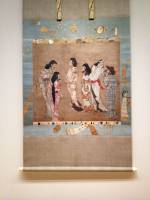 Bathhouse girls, early 17th century.
Ink and colour on paper.