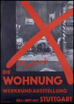 Willi Baumeister. <em>How to live in a dwelling?</em> Werkbund exhibition, Stuttgart, 1927 Victoria and Albert Museum, London &copy; DACS 2005.