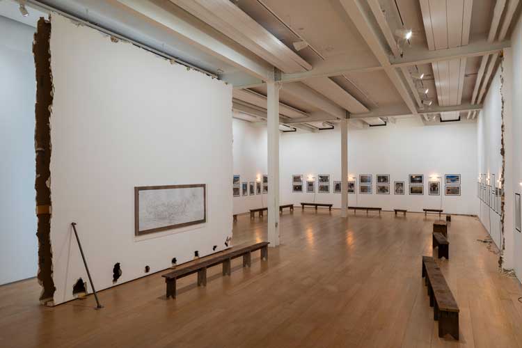 Mike Nelson: a transient history of Mardin earthworks, installation view, Fruitmarket, Edinburgh, 2025. Photo: Ruth Clark.