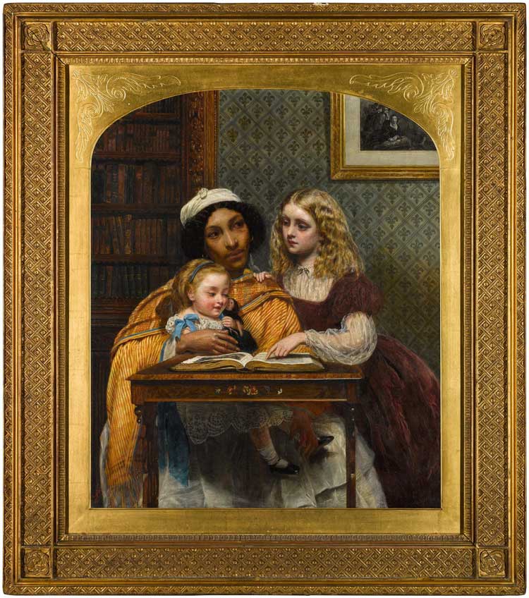 Rebecca Solomon, A Young Teacher, 1861. Tate and the Museum of the Home.