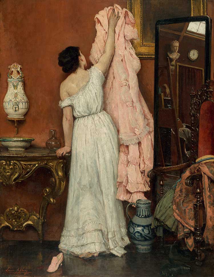 Louise Jopling, A Modern Cinderella, 1875. Private collection.