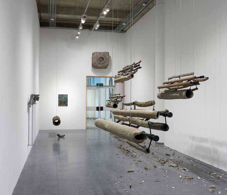 Nika Neelova, Silt, installation view, Brighton Centre for Contemporary Art, 2021. Photo: Jonathan Bassett, courtesy of Brighton CCA.