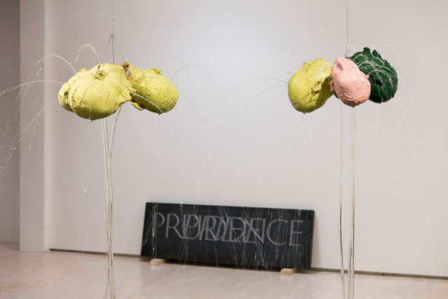 Bruce Nauman: Disappearing Acts. Installation view at MoMA PS1, New York (October 21, 2018–February 25, 2019, at MoMA and MoMA PS1). © 2018 Bruce Nauman/Artists Rights Society (ARS), New York. Digital image © 2018 The Museum of Modern Art, New York. Photo: Martin Seck.