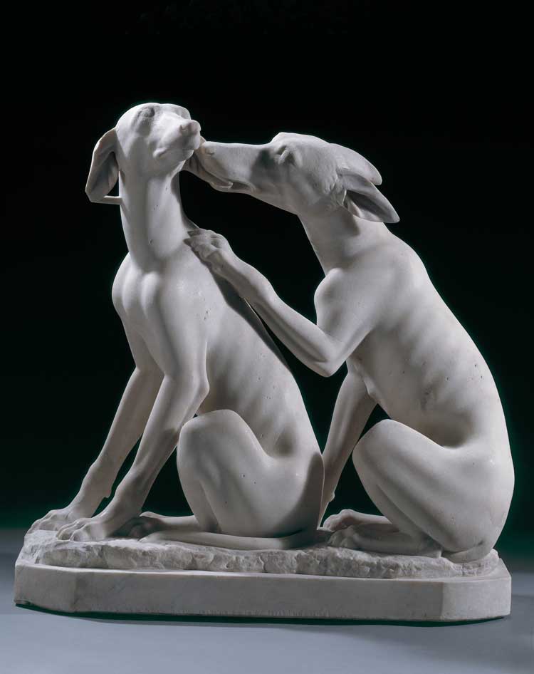 Unknown artist, Roman, The Townley Greyhounds, 1st-2nd century CE. © The Trustees of the British Museum.