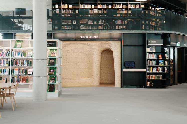 The Silent Room, in the new Deichman Bjørvika library. Photo: Einar Aslaksen.