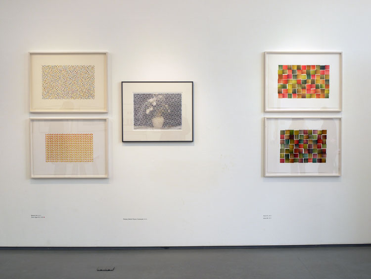 Jacqueline Poncelet. Watercolours. Bryn Ogwr exhibition with Anthony Stokes. Photo: Anthony Stokes.