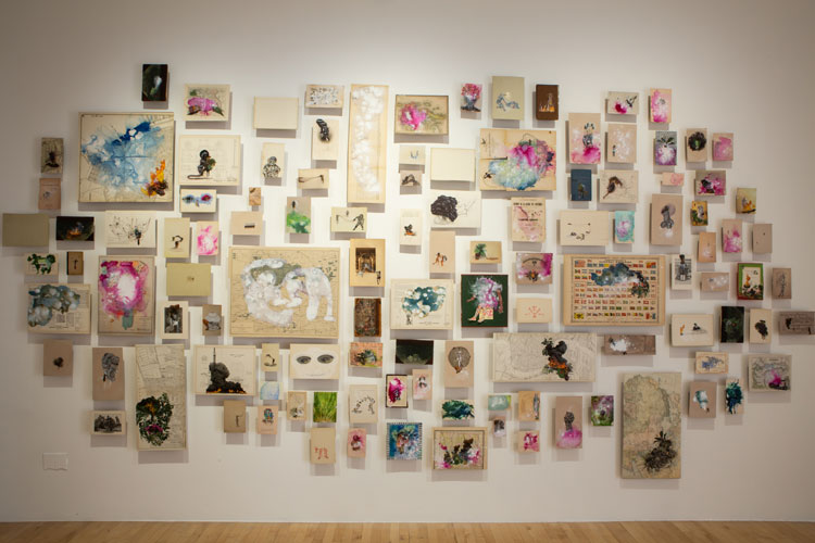 Firelei Báez, I write love poems, too (The right to non-imperative clarities), 2018. Installation view, Pine